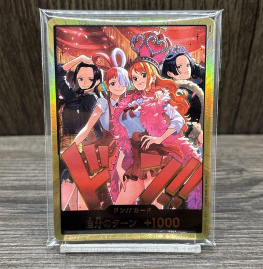Heroines Special GOLD DON!! Card (Nami / Boa Hancock / Nico Robin)