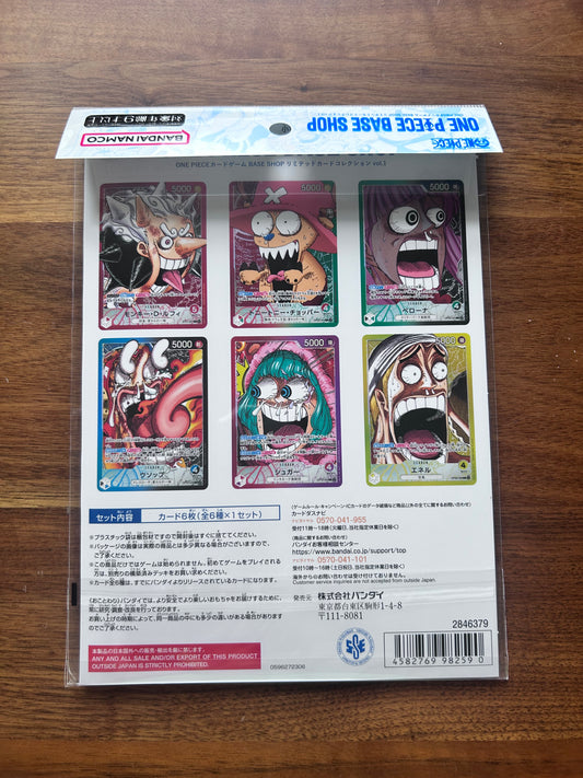 ONE PIECE BASE SHOP Limited Card Collection Vol.1 card display Japan exclusive