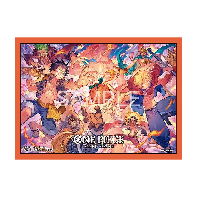 ONE PIECE Card Game Limited Card Sleeves – Flame-Flame Fruit Coliseum Edition –