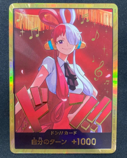 Uta Gold DON!! card front – ONE PIECE EB03 Heroines Edition Japan exclusive near mint