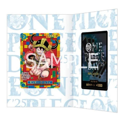 Luffy ONE PIECE Day 2025 Elbaph Premium Card Collection sealed set side view Japan