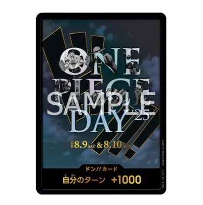 Luffy ONE PIECE Day 2025 Elbaph promo card close-up front Japan exclusive