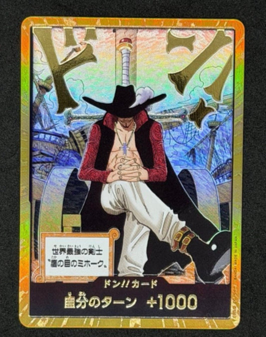 Dracule Mihawk GOLD DON!! Card OP14