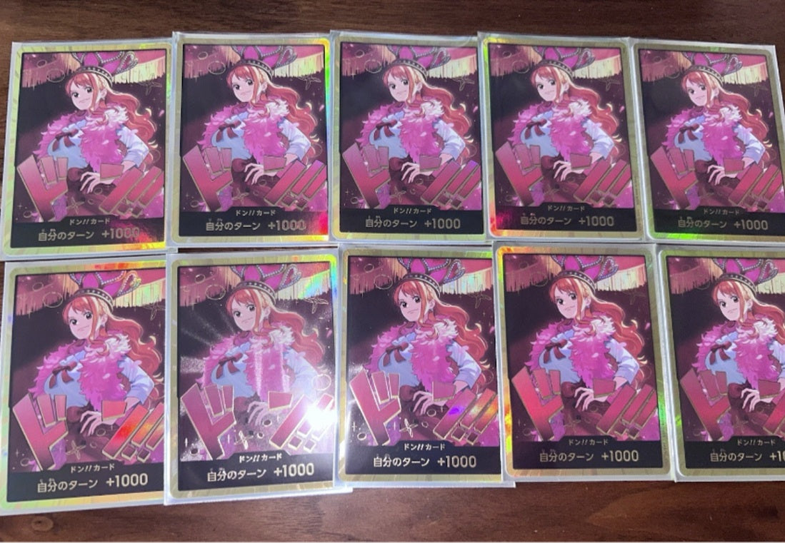 Nami GOLD DON!! Card EB03 Set (10pcs)