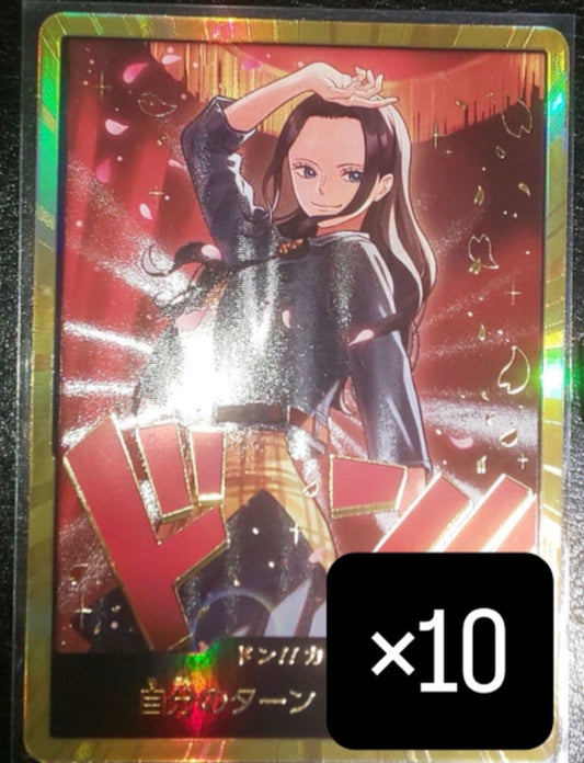 Nico Robin GOLD DON!! Card EB03 Set (10pcs)