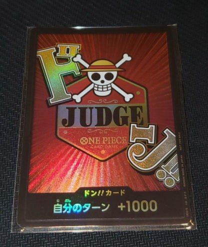 ONE PIECE Card Game Official Judge Reward DON!! promo sealed front Japan exclusive