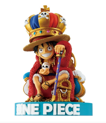 King Luffy World Collectable Figure angle view – ONE PIECE BASE SHOP Limited Japan