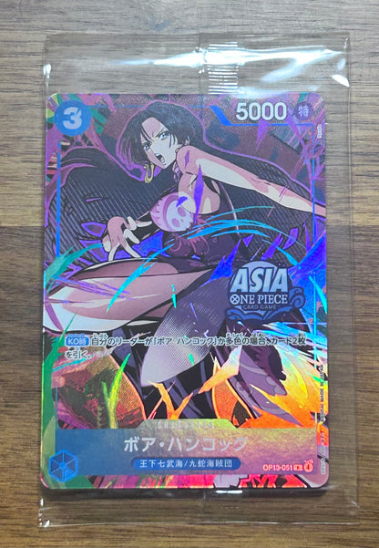 Boa Hancock OP13-051 ONE PIECE Card Game Asia Mini-Tin Pack Set Vol.3 3-item lot sealed front Japan