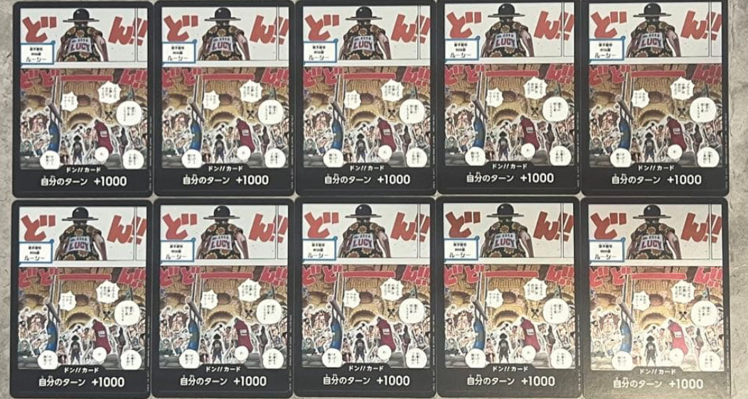 ONE PIECE Card Game Flame-Flame Fruit Coliseum Don!! 10 Pieces