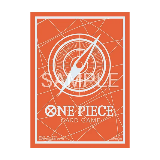 ONE PIECE Card Game Limited Card Sleeves – Standard Orange Silver –