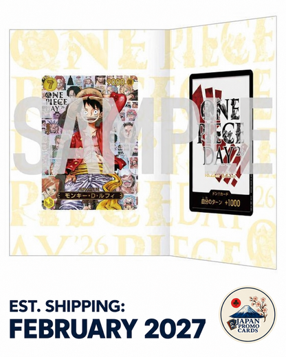 ONE PIECE DAY 2026 ~ Luffy ~ Premium Card Collection Japan ONE Pre sale
