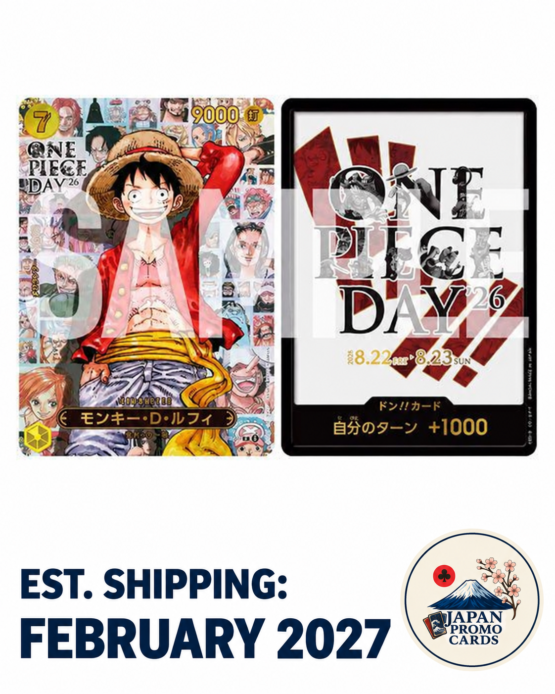 ONE PIECE DAY 2026 ~ Luffy ~ Premium Card Collection Japan ONE Pre sale